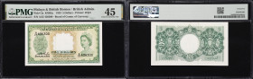MALAYA AND BRITISH BORNEO. Board of Commissioners of Currency. 5 Dollars, 21.3.1953. P-2a. KNB2a. PMG Choice Extremely Fine 45.