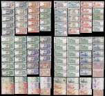 MALAYSIA & MALAYA. Lot of (56). Board of Commissioners of Currency & Bank Negara Malaysia. 20 & 50 Cents, 1 to 100 Ringgit, Mixed Dates. P-Various. Mi...