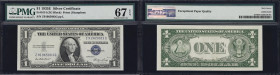 UNITED STATES. Fr. 1614. 1935E 1 Dollar Silver Certificate. PMG Superb Gem Uncirculated 67 EPQ.