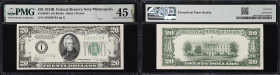 UNITED STATES. Fr. 2056-I. 1934B 20 Dollars Federal Reserve Note. Minneapolis. PMG Choice Extremely Fine 45 EPQ.
