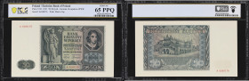 MIXED LOTS. Lot of (5). Czechoslovakia, Hungary, Italy, Poland & Spain. Mixed Banks. Mixed Denominations, 1931-70. P-67a, 84, 100b, 102 & 132. PMG Cho...