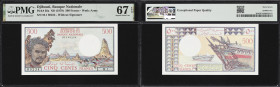 MIXED LOTS. Lot of (2). Djibouti & New Caledonia. Banque Nationale - Republique de Djibouti & Institut d'Emission d'Outre-Mer. 500 Francs, ND (1969-92...