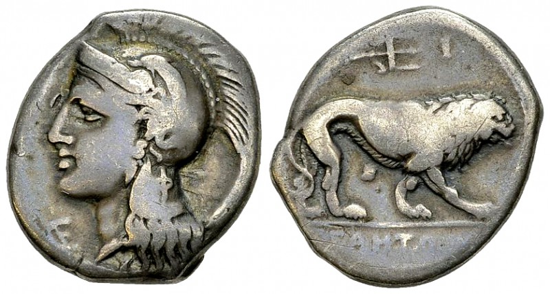Velia AR Nomos, c. 300-280 BC, signed by Philistion 

Lucania, Velia. AR Nomos...