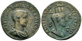 Philippus II AE30, Antioch 

Philippus II (247-249 AD). AE30 (22.00 g), Antioch, Syria.
Obv. MAP IOYΛI ΦIΛIΠΠOC KAICAP, laureate, draped and cuiras...