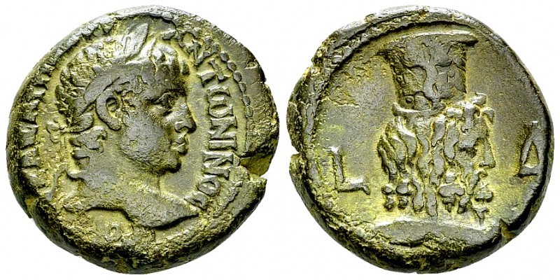 Elagabalus AE Tetradrachm, Serapis reverse 

Elagabalus (218-222 AD). AE Tetra...
