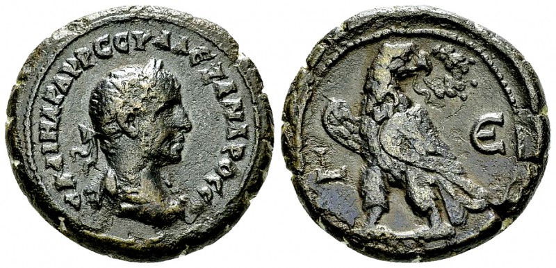 Severus Alexander AE Tetradrachm, Eagle reverse 

Severus Alexander (222-235 A...