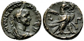 Claudius Gothicus AE Tetradrachm, Eagle reverse 

Claudius Gothicus (268-270 AD). AE Tetradrachm (20 mm, 7.66 g), Egypt, Alexandria. Dated year 3 (2...