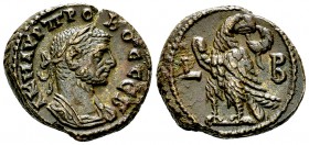 Probus AE Tetradrachm, Eagle reverse 

Probus (276-282 AD). AE Tetradrachm (19-21 mm, 8.16 g), Egypt, Alexandria. Dated year B (276/277).
Obv. A K ...