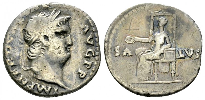 Nero AR Denarius, Salus reverse 

Nero (54-68). AR Denarius (17-18 mm, 3.18 g)...