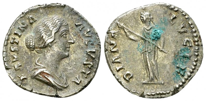 Faustina II AR Denarius, Diana reverse 

Faustina II (147-176 AD). AR Denarius...