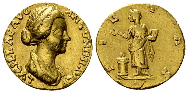 Lucilla Aureus, Pietas reverse 

Lucilla. Aureus (17-18 mm, 5.81 g), Rome, 164...