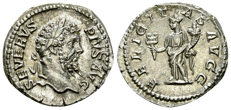 Septimius Severus AR Denarius, Felicitas reverse 

Septimius Severus (193-211 ...