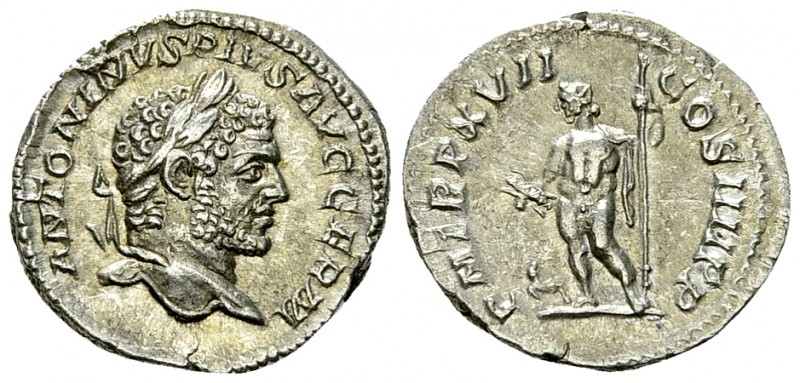 Caracalla AR Denarius, Jupiter reverse 

Caracalla (198-217 AD). AR Denarius (...