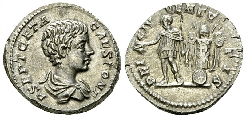 Geta AR Denarius, Prince of the youth reverse 

Septimius Severus (193-211 AD)...