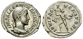 Severus Alexander AR Denarius, Jupiter reverse 

Severus Alexander (222-235 AD). AR Denarius (19-21 mm, 2.87 g), Rome, 231-235.
Obv. IMP ALEXANDER ...