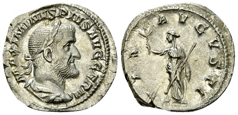 Maximinus Thrax AR Denarius, Pax reverse 

Maximinus I Thrax (235-238 AD). AR ...