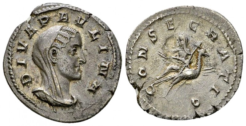 Diva Paulina AR Denarius 

Maximinus I Thrax (235-238 AD) for Diva Paulina. AR...