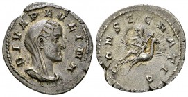 Diva Paulina AR Denarius 

Maximinus I Thrax (235-238 AD) for Diva Paulina. AR Denarius (20 mm, 2.81 g), Rome.
Obv. DIVA PAVLINA, Veiled and draped...