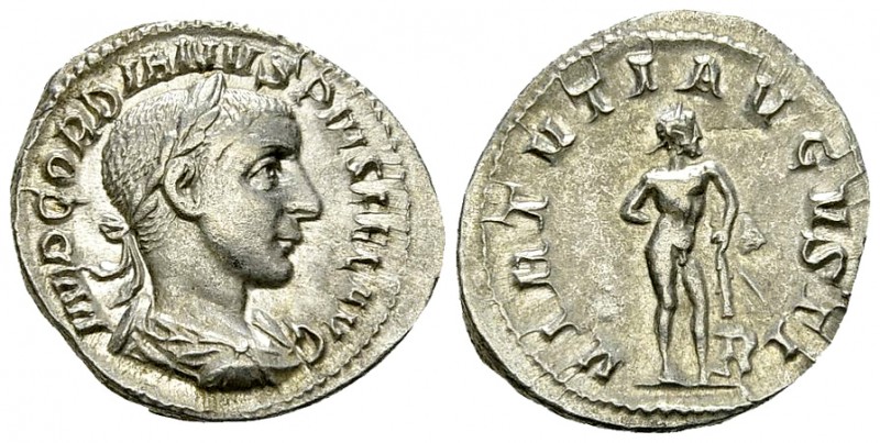 Gordianus III AR Denarius, Hercules reverse 

Gordianus III Pius (238-244 AD)....
