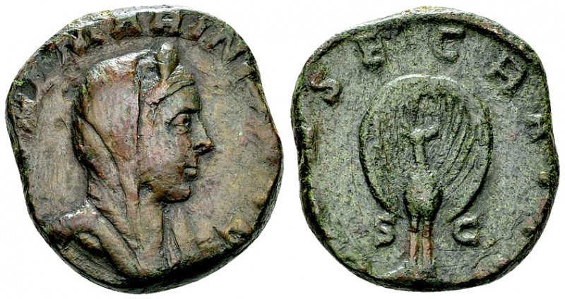 Diva Mariniana AE Sestertius, rare 

Valerianus for Diva Mariniana (died befor...