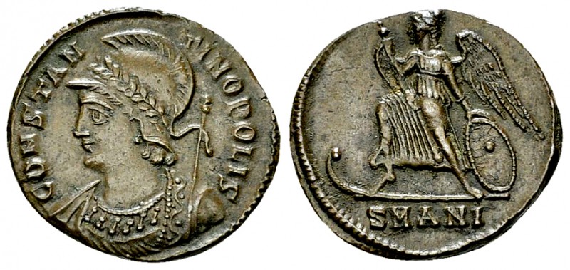 Constantinopolis commemorative AE Nummus 

Commemorative Series, 330-354. AE N...
