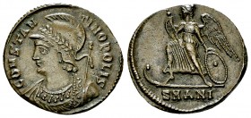 Constantinopolis commemorative AE Nummus 

Commemorative Series, 330-354. AE Nummus (16-18 mm, 2.25 g), struck under Constantine I the "Great", Anti...