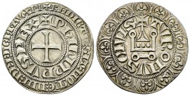 Philippe IV le Bel, AR Gros Tournois 

France, Royaume. Philippe IV le Bel (1285-1314). AR Gros Tournois (25 mm, 4.01 g).
Duplessy 213.

Good ver...