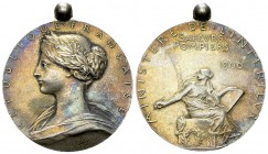 France, AR Médaille 1900, Sapeurs/Pompiers 

France. AR Médaille 1900 (27 mm, 9.24 g), Ministère de l'interieur, Sapeurs/Pompiers. Par. O. Roty. Poi...