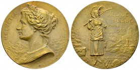 France/Suisse, AE Médaille 1900, Village Suisse Paris 

France/Suisse. AE Médaille 1900 (38 mm, 25.54 g), Village Suisse à Paris.

Dans sa boîte o...