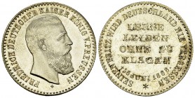 Preussen, AR Medaille 1888 

Deutschland. Preussen. AR Medaille auf 2 Mark-Schrötling (9.33 g), auf den Tod des Kaisers.
Vgl. Anm. zu AKS 122.

P...