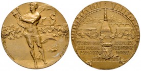 Torino, AE Medaglia 1911 

Italia, Torino. AE Medaglia 1911 (32 mm, 12.57 g), Esposizione internazionale delle industrie e del lavoro/IV.° Concorso ...