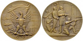 Neuenburg, AE Medaille 1898, Tir fédéral 

Schweiz, Neuenburg/Neuchâtel. AE Medaille 1898 (45 mm, 54.67 g), auf das Tir fédéral.
Richter 970e.

V...