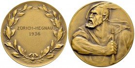 Zürich-Hegnau, AE Schützenmedaille 1936 

Schweiz, Zürich. Zürich-Hegnau. AE Medaille 1936 (40 mm, 27.39 g), Schützenmedaille.
Richter -.

Sehr s...
