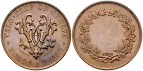 Genf, AE Medaille 1869, Vélo-Club 

Schweiz. Genf, Stadt. AE Medaille 1869 (51 mm, 66.06 g), Vélo-Club de Genève, Fondé en 1869. Von V. Schlüter.
...