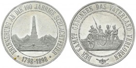 Grauholz, Alu-Medaille 1898 

Schweiz. Bern. Grauholz. Alu-Medaille 1898 (37 mm, 5.74 g), auf die 100-Jahrfeier der Schlacht am Grauholz.

Selten....