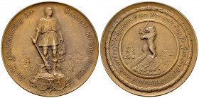 Appenzell Ausserrhoden, AE Medaille 1903, Vögelinsegg 

Schweiz, Eidgenossenschaft. Appenzell Ausserrhoden. AE Medaille 1903 (45 mm, 33.97 g), auf d...