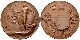 Genf, AE Medaille 1912, Société d'Aviron 

Schweiz. Genf, Stadt. AE Medaille 1912 (70 mm, 163.83 g), Fédération Internationale des Sociétés d'Aviron...