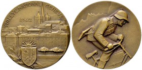 Genf, AE Medaille 1942, Rallye National 

Schweiz. Genf, Stadt. AE Medaille 1942 (), Rallye national Genève.

FDC.