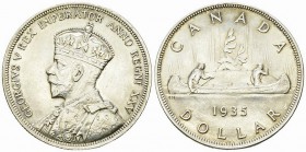 Canada AR Dollar 1935 

Canada. George V (1910-1935). AR Dollar 1935 (23.30 g).
KM 30.

Uncirculated.