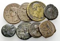 Lot of 8 AE Coins 

Lot of 8 (eight) AE coins, including Divus Augustus, Agrippa, and Traianus.

Fine/very fine. (8)

Lot sold as is, no returns...