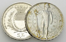 Schweiz, Lot von 2 AR 5 Franken 1934, Tir fédéral Fribourg 

Schweiz, Eidgenossenschaft. Lot von 2 (zwei) AR 5 Franken 1934, Tir fédéral Fribourg.
...