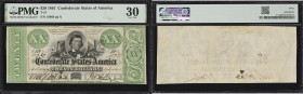 T-21. Confederate Currency. 1861 $20. PMG Very Fine 30.