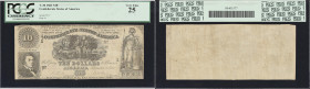 T-30. Confederate Currency. 1861 $10. PCGS Currency Very Fine 25.