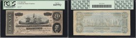 T-67. Confederate Currency. 1864 $20. PCGS Currency Gem New 66 PPQ.