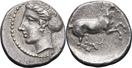 GRÈCE ANTIQUE - GREEK
Thessalie, Larissa. Drachme ND (c. 404 av. J.-C.), Larissa.
HGC.4, 427 ; Argent - 5,97 g - 19 mm - 12 h
Aspect granuleux au reve...