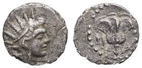 GRÈCE ANTIQUE - GREEK
Carie, Rhodes. Diobole ND (185-150 av. J.-C.).
EKC.696 ; Argent - 0,67 g - 10,5 mm - 11 h
TTB.