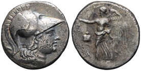 GRÈCE ANTIQUE - GREEK
Pamphylie, Sidé. Tétradrachme ND (200-190 av. J.-C.), Sidé.
BMC.25 ; Argent - 16,11 g - 28 mm - 12 h
Avec une étiquette “1961 65...
