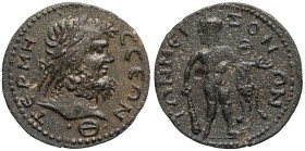 GRÈCE ANTIQUE - GREEK
Pisidie, Termessos. Bronze de 9 assaria ND (253-260), Termessos.
SNG France 2192 ; Bronze - 10,96 g - 29 mm - 1 h
Monnayage auto...