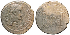 EMPIRE ROMAIN - ROMAN
Auguste (27 av. J.-C. - 14 ap. J.-C.). As ND (10-6 av. J.-C.), Lyon.
RIC.230 - Pangerl 24 ; Bronze - 10,74 g - 25,5 mm - 6 h
Con...