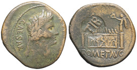 EMPIRE ROMAIN - ROMAN
Auguste (27 av. J.-C. - 14 ap. J.-C.). As ND (10-6 av. J.-C.), Lyon.
RIC.230 - Pangerl 29 ; Bronze - 10,85 g - 25,5 mm - 9 h
Con...